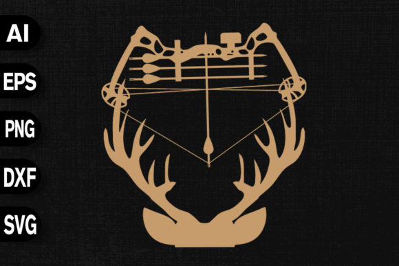 Bow Hunting Deer Hunter Design Graphics