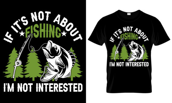Fishing T-Shirt Design Template