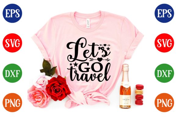 Let’s Go Travel Svg Design