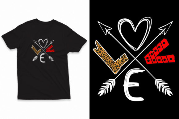 Love. Valentine T-Shirt Design Graphics