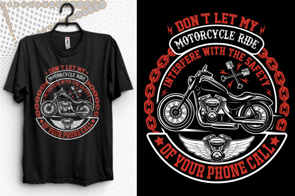 Motorcycle T-Shirt Design Graphics