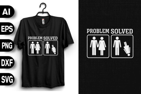 Problem is Solved - Funny Divorce Graphics