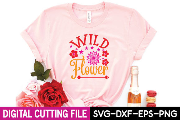 Wildflower Svg Graphics for T-Shirt Designs